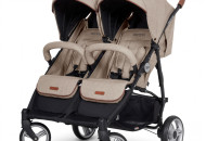 Коляска для двійні EasyGo Domino latte, бежевий