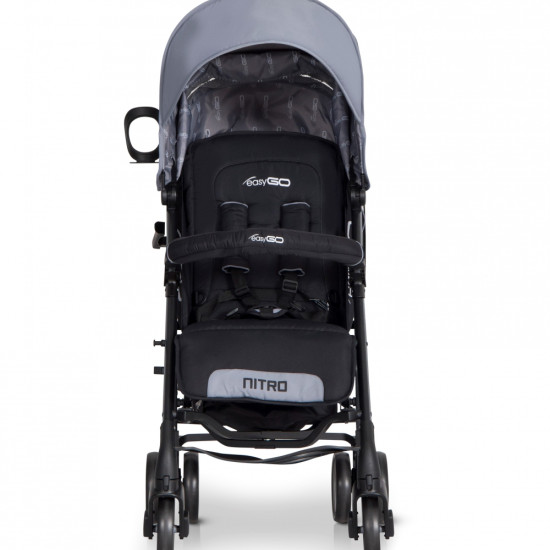 Коляска EasyGo Nitro grey fox, серый