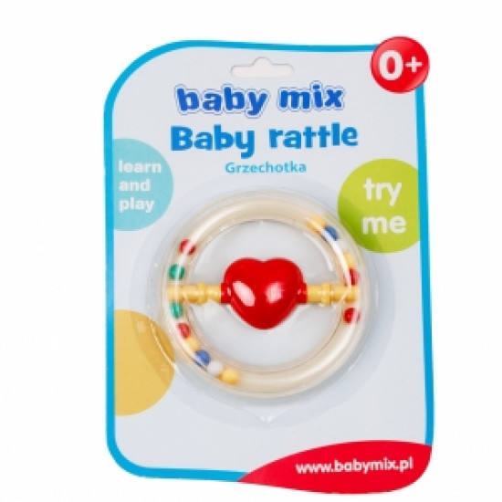 Грызунок пластиковый Сердечко Baby Mix