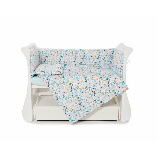 Бампер Twins Comfort line 2054-С-064, Коалы, мятный