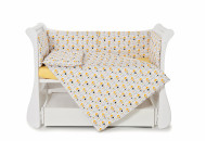 Бампер Twins Comfort line 2054-С-071, Собачки, белый / черный