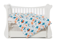 Сменная постель 3 эл Twins Comfort line Акулки голубой