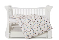 Сменная постель 3 эл Twins Comfort line Ежики бежевый