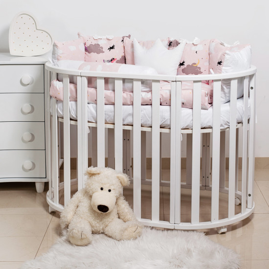 Bed kit 6 EL Twins Dolce Insta 3 4075-Di3C-08 Unicorn, pink