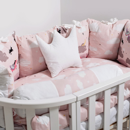 Bed kit 6 EL Twins Dolce Insta 3 4075-Di3C-08 Unicorn, pink