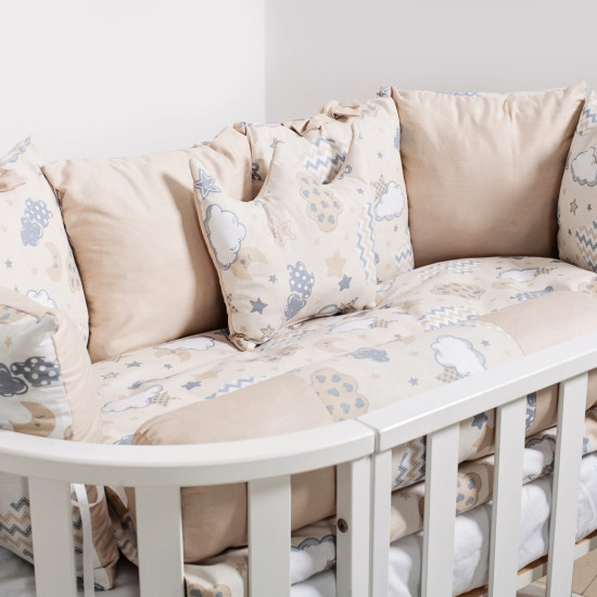 Bed kit 6 EL Twins Dolce Insta 3 4075-Di3N-02 Night, beige