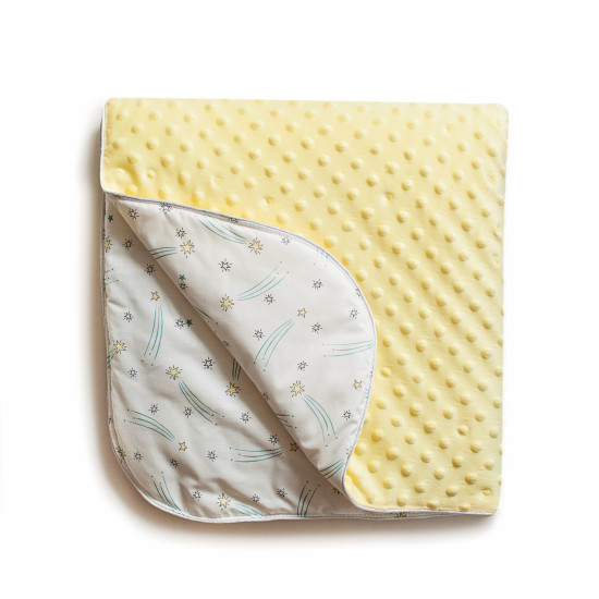 Плед Twins Dolce Minky autumn 80x80 1465-DMK-05 yellow, желтый