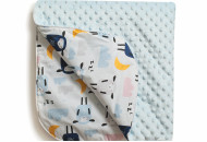 Twins Dolce Minky Autumn 80x80 1465-DMK-04 Blue, Blue