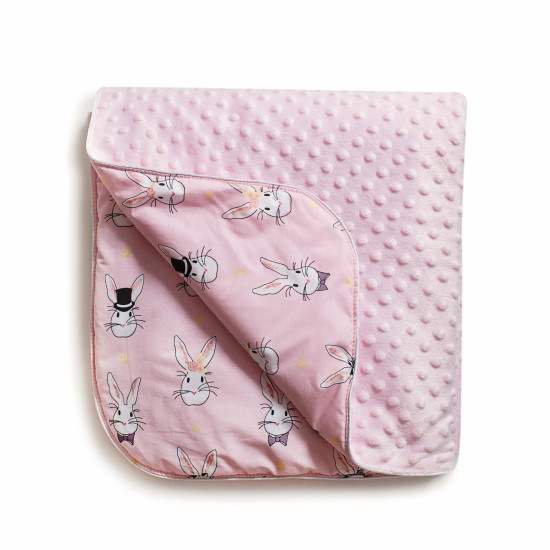 Плед Twins Dolce Minky autumn 80x80 1465-DMK-08 pink, розовый