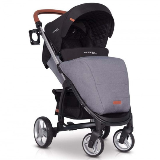 Коляска EasyGo Virage Ecco прогулочная anthracite, графит
