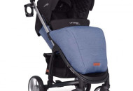 Коляска EasyGo Virage Ecco прогулочная denim, джинсовый