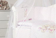 Балдахин Twins Dolce Друзья зайчики 1060-D-002, pink, розовый