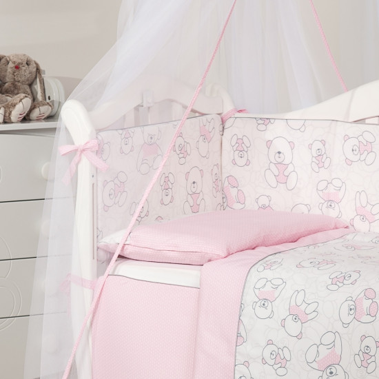 Балдахин Twins Dolce Мишки 1061-D-006, pink, розовый