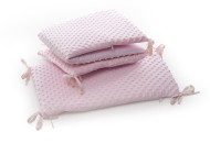 Бампер для девочки в кроватку Twins Premium Minky 2030 TM-08 pink, розовый