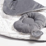 A set of an envelope-file with a pillow Twins Bear 9064-TB-10, GREY, Gray