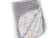 Плед Twins Trip Summer 104x80 1408-TTS-101, light grey, светло серый