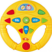 Пластиковое музыкальное управление Baby Mix PL-430138 PL-430138 yellow, yellow, желтый