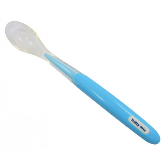 Ложка силиконовая Baby Mix RA-BD15007P RA-BD15007P B, blue, голубой