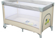 Манеж - ліжко Baby Mix HR-8052 Горобчики HR-8052 Bird, beige, бежевий