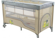 Манеж - ліжко Baby Mix HR-8052-2 (2-х рівневий) HR-8052-2, beige, бежевий