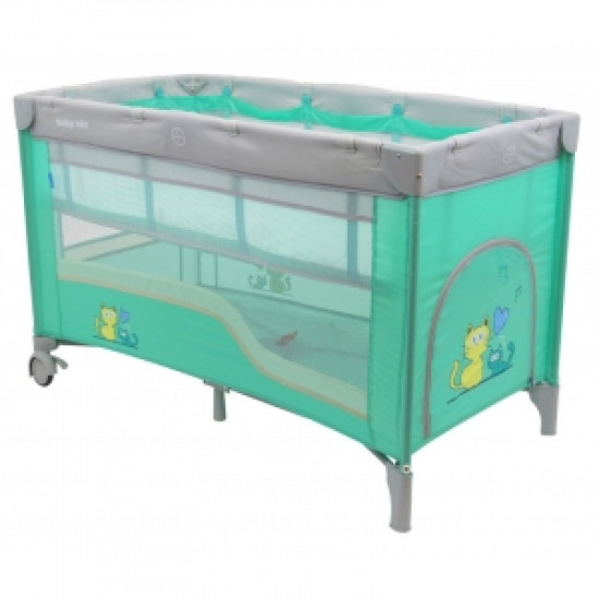 Манеж-кровать Baby Mix HR-8052-2 /2-уровневый/