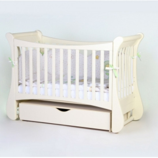 Ліжечко Верес ЛД20 Тюльпан без коліс без шухляди