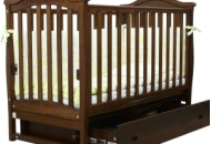 Кроватка Верес ЛД3 без колес без ящика резьба