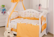 Детская постель Twins Standart С-019 Горошки 8 ел.