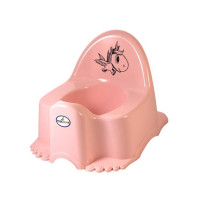 Горшок Tega Eco PO-055 Единорог музыкальный PO-055-104, light pink, светло розовый