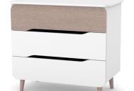Комод Верес Сідней 900 33.2.34.2.13, капучіно/білий, білий/беж