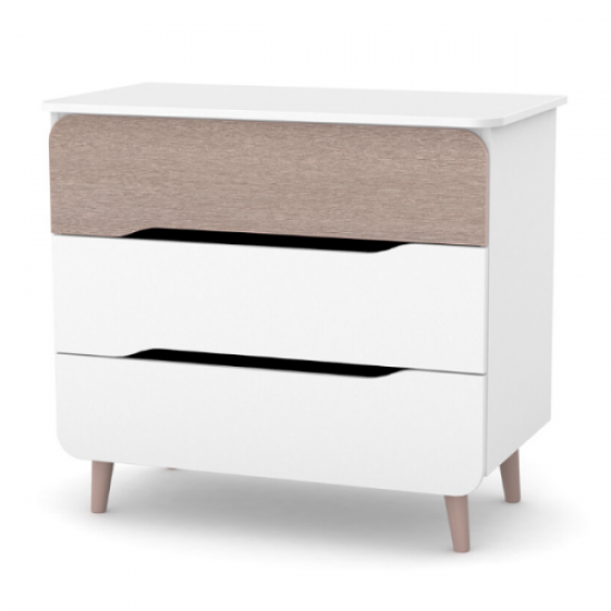 Комод Верес Сідней 900 33.2.34.2.13, капучіно/білий, білий/беж