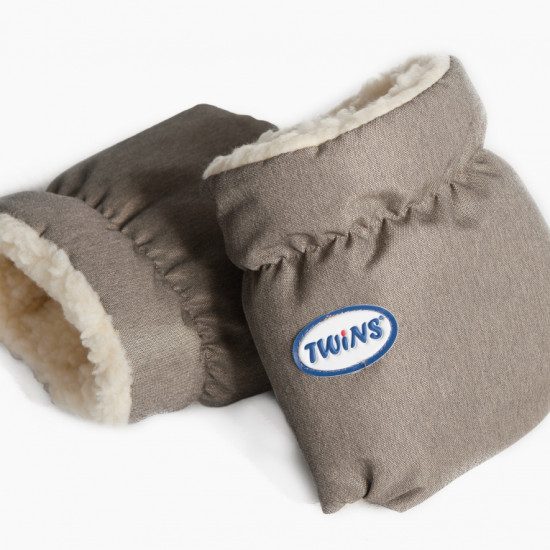 Перчатки Twins меховые 80-190-07, brown, коричневый