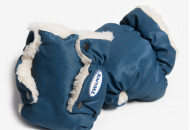 Рукавиці Twins хутряні 80-190-09, dark blue, синій