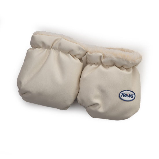 Перчатки Twins эко-кожа 80-191-02, beige, бежевый