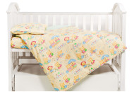 Змінна постіль 3 ел Twins Comfort Пухнасті ведмедики жовті жовтий