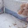 Постельный комплект 6 эл Twins Eco Line New 4091-E-026, Best friend grey, белый / серый