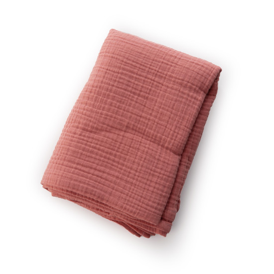 Пеленка Twins муслиновый 120х100 2-х слойная 1610-PM-17-120x100, coral, терракотовый