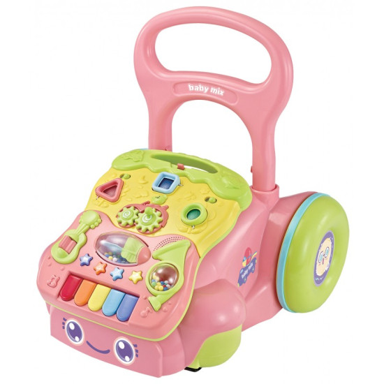 Толкатель развивающий Baby Mix GW-6218 GW-6218C, pink, розовый