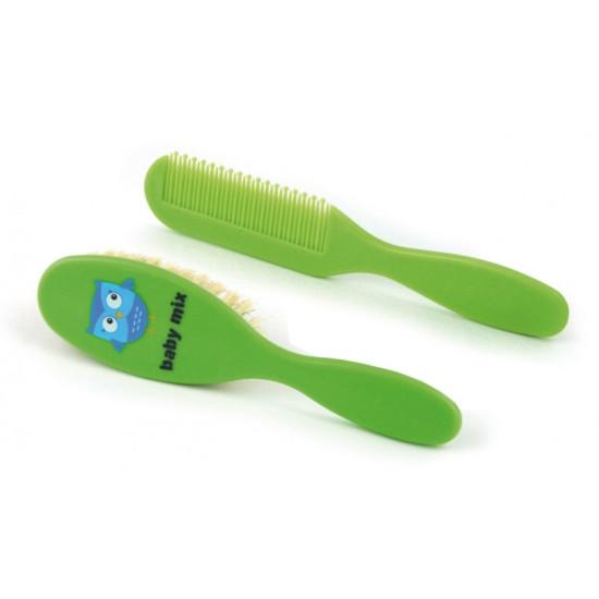 Щетка для волос Baby Mix RA-BD80046 RA-BD80046G, green, зеленый