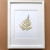 Постер Sabo Golden Fern PS07, white, белый