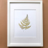 Постер Sabo Golden Fern PS07, white, белый