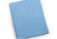 Mattress cover Twins waterproof with elastic band terry 120x60 blue