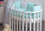 Постільний комплект 8 ел Twins Dolce Лісові мешканці 4063-D-021, Бембі мята, м