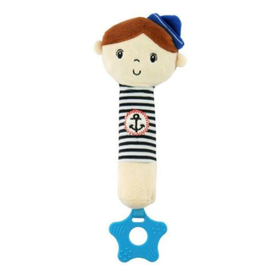 Плюшевая игрушка для руки Baby Mix STK-18869 Моряки STK-18869 B, boy, белый / синий