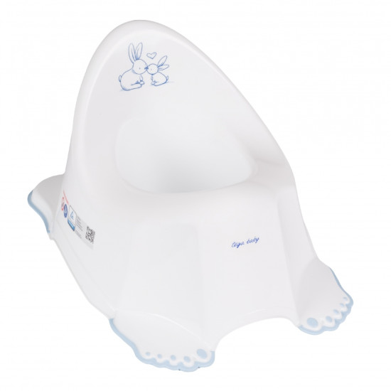 Горшок Tega PO-058 Кролики музыкальный PO-058-103, white, белый