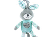 Plush Suspension Musical Baby MIX STK-19393R Rabbit STK-19393 MR, Mint, M