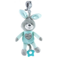 Plush Suspension Musical Baby MIX STK-19393R Rabbit STK-19393 MR, Mint, M