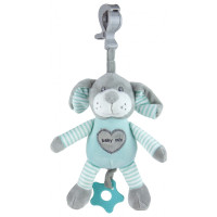 Плюшевая подвеска музыкальная Baby Mix STK-19393D Собачка STK-19393 MD, mint, м 