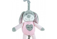 Плюшевая подвеска музыкальная Baby Mix STK-19393D Собачка STK-19393 PD, pink, розовый