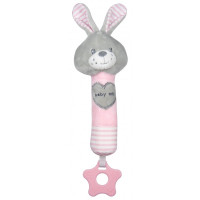 Плюшевая игрушка для руки Baby Mix STK-19392R Кролик STK-19392 PR, pink, розовый